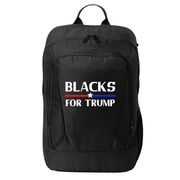 BLACKS FOR TRUMP SHIRTS 2024 City Backpack