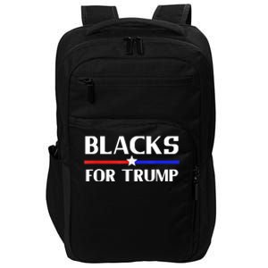 BLACKS FOR TRUMP SHIRTS 2024 Impact Tech Backpack