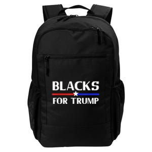 BLACKS FOR TRUMP SHIRTS 2024 Daily Commute Backpack