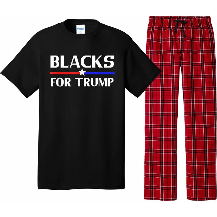 BLACKS FOR TRUMP SHIRTS 2024 Pajama Set