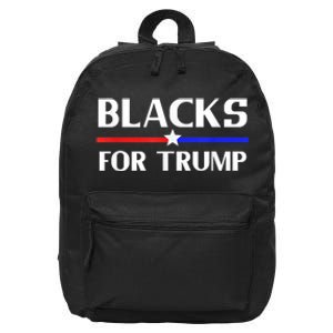 BLACKS FOR TRUMP SHIRTS 2024 16 in Basic Backpack