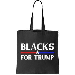 BLACKS FOR TRUMP SHIRTS 2024 Tote Bag