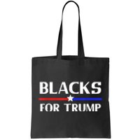 BLACKS FOR TRUMP SHIRTS 2024 Tote Bag