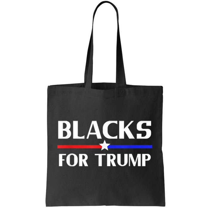 BLACKS FOR TRUMP SHIRTS 2024 Tote Bag