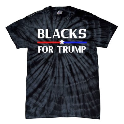 BLACKS FOR TRUMP SHIRTS 2024 Tie-Dye T-Shirt