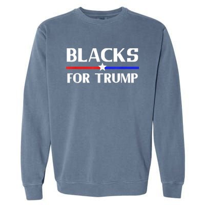 BLACKS FOR TRUMP SHIRTS 2024 Garment-Dyed Sweatshirt