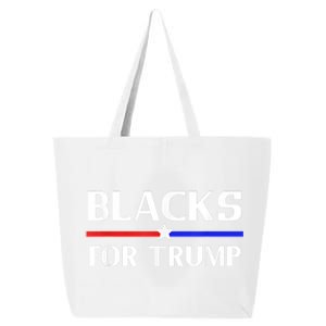 BLACKS FOR TRUMP SHIRTS 2024 25L Jumbo Tote