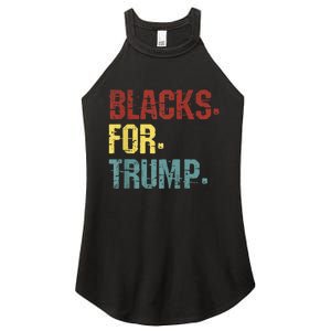 BLACKS FOR TRUMP SHIRTS 2024 Women’s Perfect Tri Rocker Tank