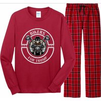 Bikers For Trump | Motorcycle Trump Long Sleeve Pajama Set