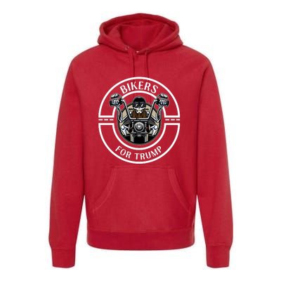 Bikers For Trump | Motorcycle Trump Premium Hoodie