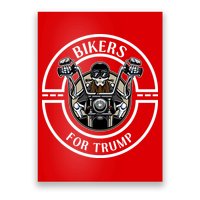 Bikers For Trump | Motorcycle Trump Poster