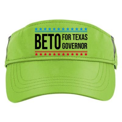 Beto For Texas Governor 2024 Politician Campaign Logo Adult Drive Performance Visor