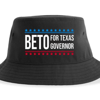 Beto For Texas Governor 2024 Politician Campaign Logo Sustainable Bucket Hat