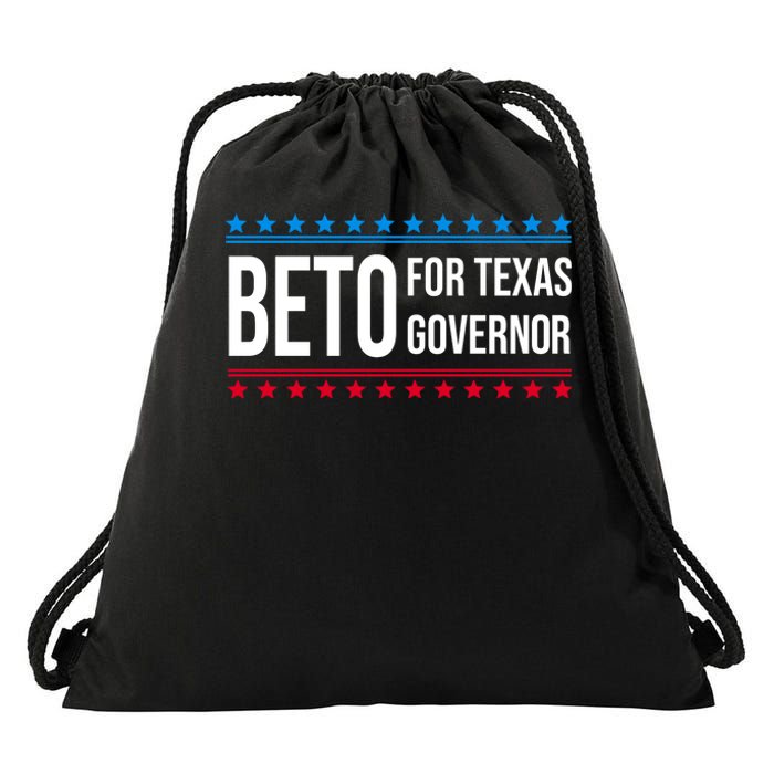 Beto For Texas Governor 2024 Politician Campaign Logo Drawstring Bag