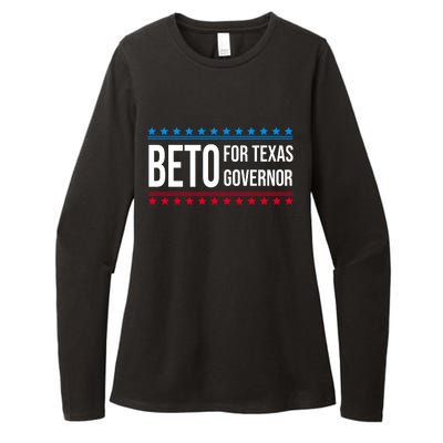 Beto For Texas Governor 2024 Politician Campaign Logo Womens CVC Long Sleeve Shirt