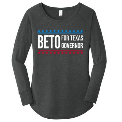 Beto For Texas Governor 2024 Politician Campaign Logo Women's Perfect Tri Tunic Long Sleeve Shirt