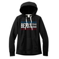 Beto For Texas Governor 2024 Politician Campaign Logo Women's Fleece Hoodie