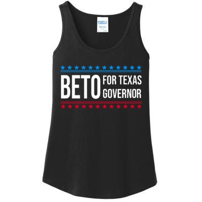 Beto For Texas Governor 2024 Politician Campaign Logo Ladies Essential Tank