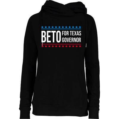 Beto For Texas Governor 2024 Politician Campaign Logo Womens Funnel Neck Pullover Hood