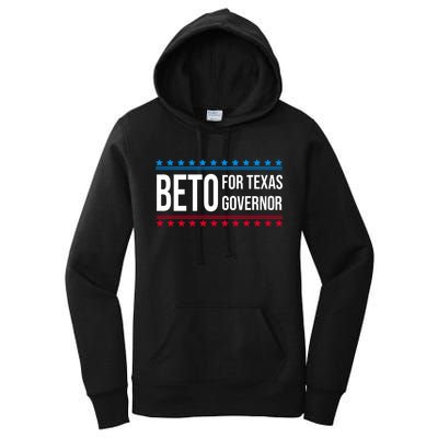 Beto For Texas Governor 2024 Politician Campaign Logo Women's Pullover Hoodie