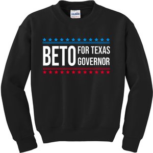 Beto For Texas Governor 2024 Politician Campaign Logo Kids Sweatshirt