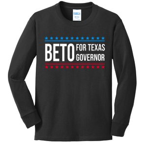 Beto For Texas Governor 2024 Politician Campaign Logo Kids Long Sleeve Shirt