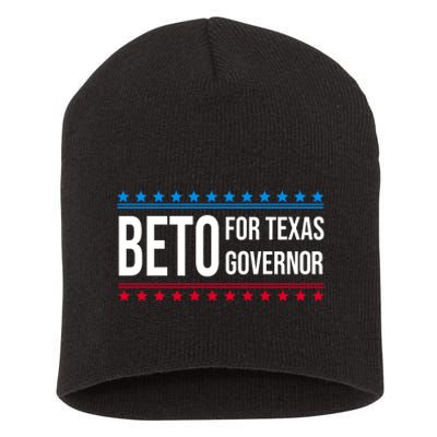 Beto For Texas Governor 2024 Politician Campaign Logo Short Acrylic Beanie