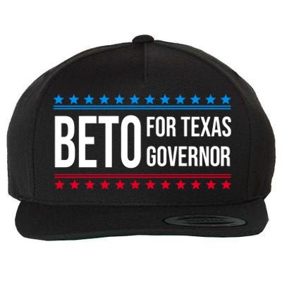 Beto For Texas Governor 2024 Politician Campaign Logo Wool Snapback Cap