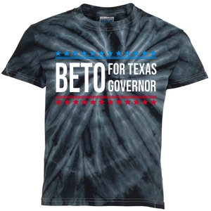 Beto For Texas Governor 2024 Politician Campaign Logo Kids Tie-Dye T-Shirt