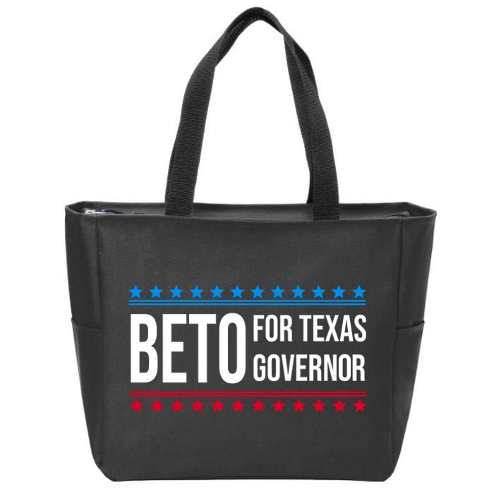 Beto For Texas Governor 2024 Politician Campaign Logo Zip Tote Bag