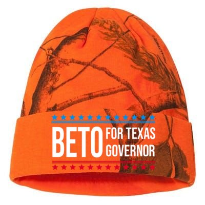 Beto For Texas Governor 2024 Politician Campaign Logo Kati Licensed 12" Camo Beanie