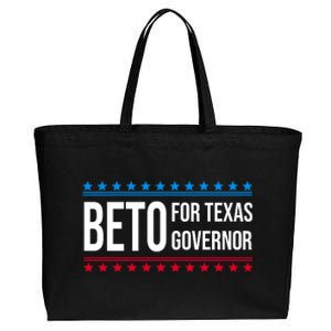 Beto For Texas Governor 2024 Politician Campaign Logo Cotton Canvas Jumbo Tote