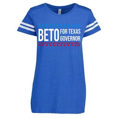 Beto For Texas Governor 2024 Politician Campaign Logo Enza Ladies Jersey Football T-Shirt