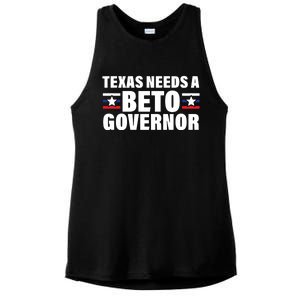 Beto For Texas Governor Political Campaign Ladies PosiCharge Tri-Blend Wicking Tank