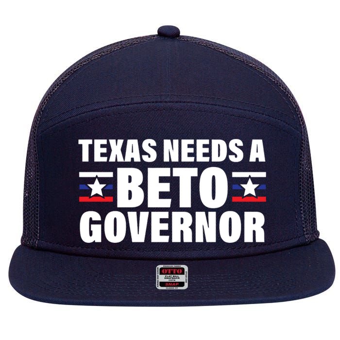 Beto For Texas Governor Political Campaign 7 Panel Mesh Trucker Snapback Hat