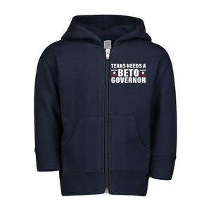 Beto For Texas Governor Political Campaign Toddler Zip Fleece Hoodie