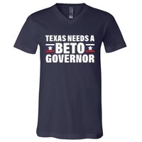 Beto For Texas Governor Political Campaign V-Neck T-Shirt