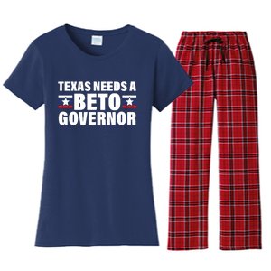 Beto For Texas Governor Political Campaign Women's Flannel Pajama Set