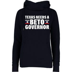 Beto For Texas Governor Political Campaign Womens Funnel Neck Pullover Hood