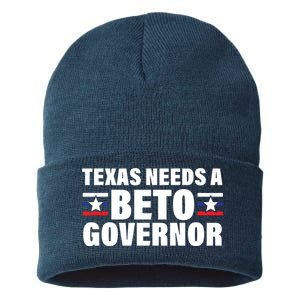 Beto For Texas Governor Political Campaign Sustainable Knit Beanie