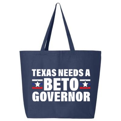 Beto For Texas Governor Political Campaign 25L Jumbo Tote