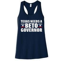 Beto For Texas Governor Political Campaign Women's Racerback Tank