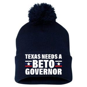 Beto For Texas Governor Political Campaign Pom Pom 12in Knit Beanie