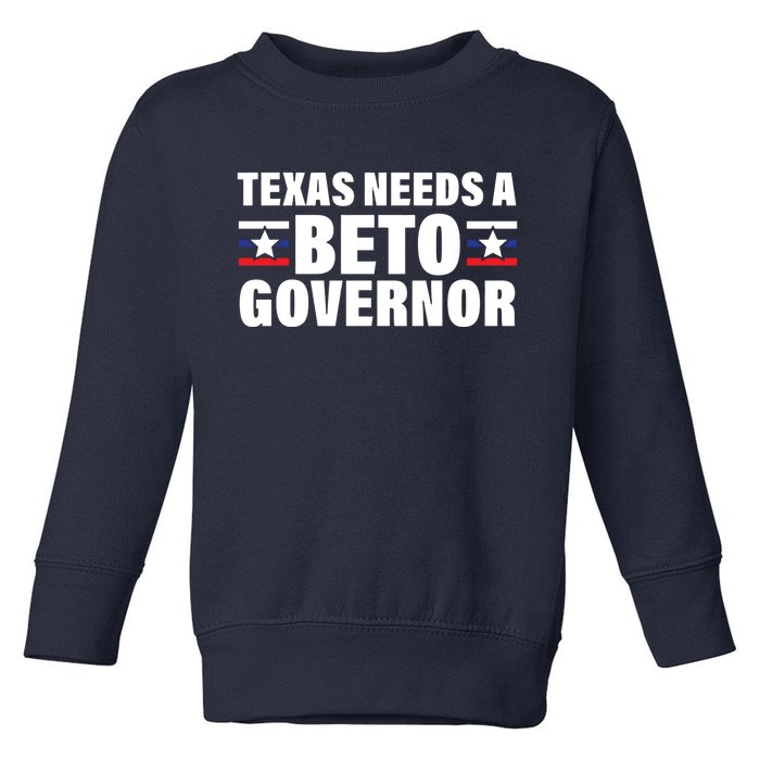 Beto For Texas Governor Political Campaign Toddler Sweatshirt