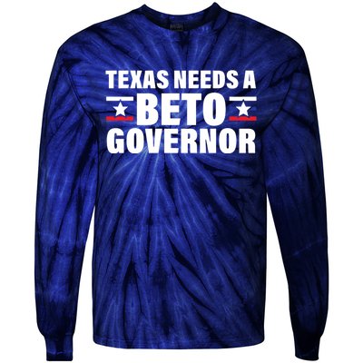 Beto For Texas Governor Political Campaign Tie-Dye Long Sleeve Shirt