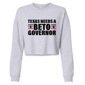 Beto For Texas Governor Political Campaign Cropped Pullover Crew