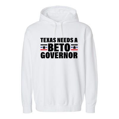 Beto For Texas Governor Political Campaign Garment-Dyed Fleece Hoodie