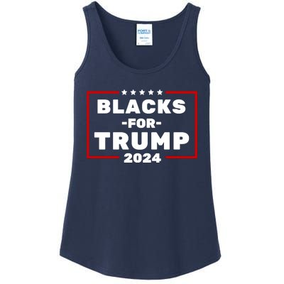 Black For Trump 2024 Ladies Essential Tank