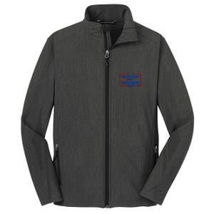 Black For Trump 2024 Core Soft Shell Jacket