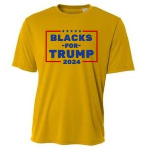 Black For Trump 2024 Cooling Performance Crew T-Shirt